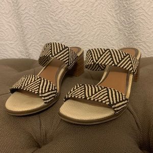 Sugar brand strappy pumps black and beige